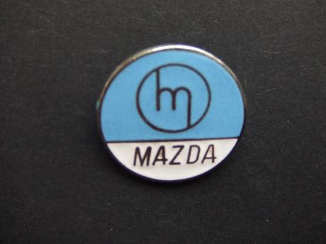 Mazda Japans automerk logo blauw-wit